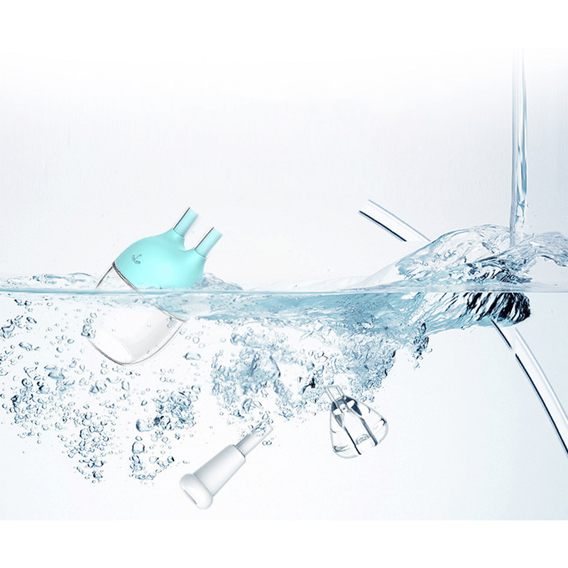 Jucarii, Copii si Bebe - Igiena si ingrijire - Accesorii ingrijire copii - Aspiratoare nazale si accesorii - Aspirator nazal manual, albastru - Infinity.ro