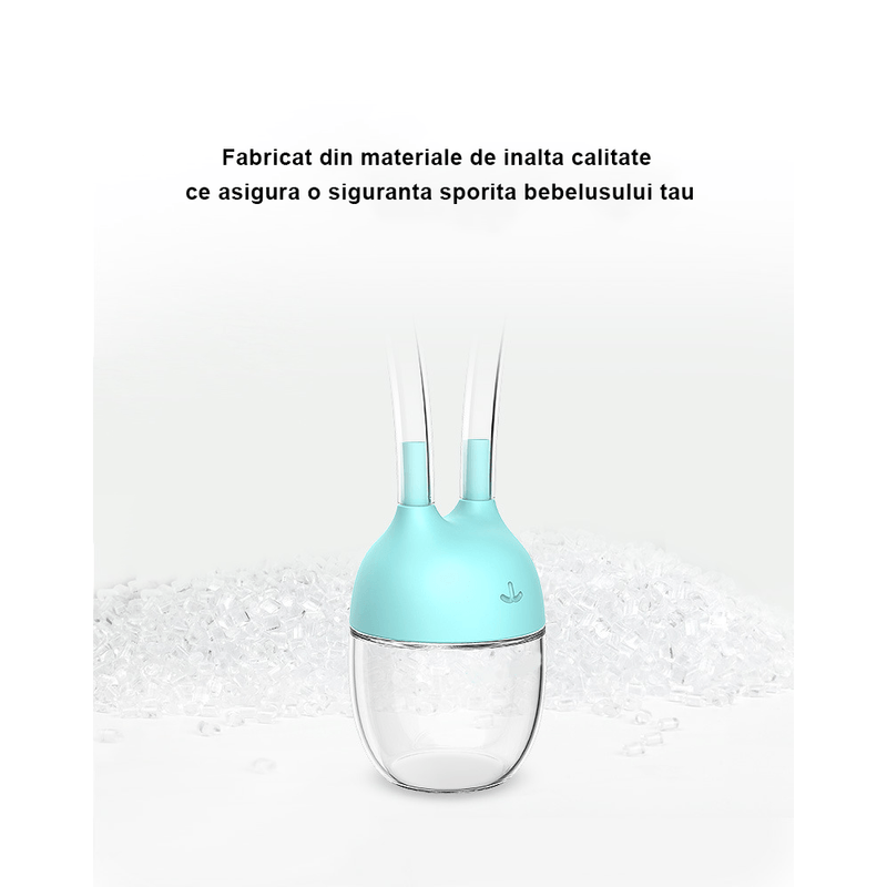 Jucarii, Copii si Bebe - Igiena si ingrijire - Accesorii ingrijire copii - Aspiratoare nazale si accesorii - Aspirator nazal manual, albastru - Infinity.ro