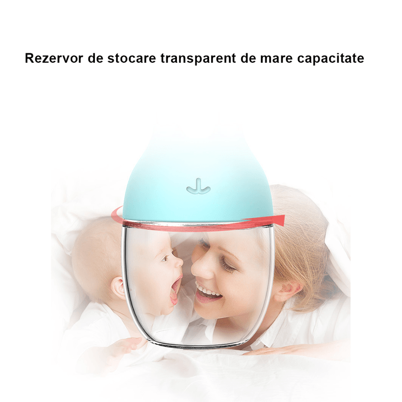 Jucarii, Copii si Bebe - Igiena si ingrijire - Accesorii ingrijire copii - Aspiratoare nazale si accesorii - Aspirator nazal manual, albastru - Infinity.ro