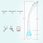 Jucarii, Copii si Bebe - Igiena si ingrijire - Accesorii ingrijire copii - Aspiratoare nazale si accesorii - Aspirator nazal manual, albastru - Infinity.ro