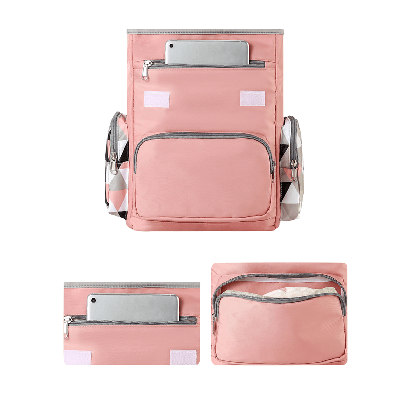 Jucarii, Copii si Bebe - Maternitate - Genti bebelusi - Geanta pentru mamici H, roz - Infinity.ro