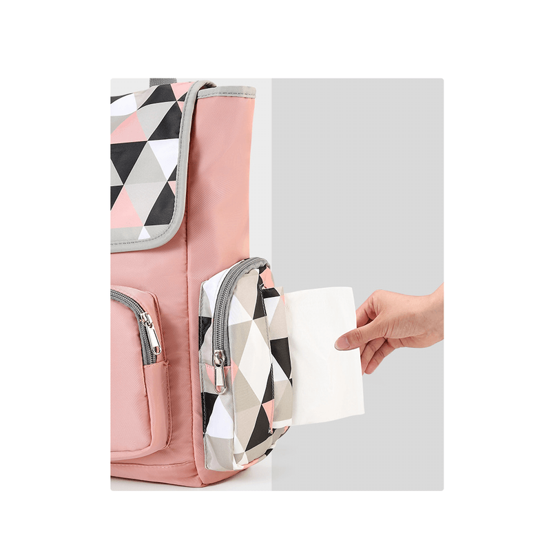 Jucarii, Copii si Bebe - Maternitate - Genti bebelusi - Geanta pentru mamici H, roz - Infinity.ro