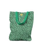 Fashion, accesorii si bijuterii - Femei - Accesorii femei - Genti si rucsacuri femei - Geanta Handmade Tote Liner Captusit, Mulewear, Animal Print Coral, Multicolor, 43 x 37 cm - Infinity.ro