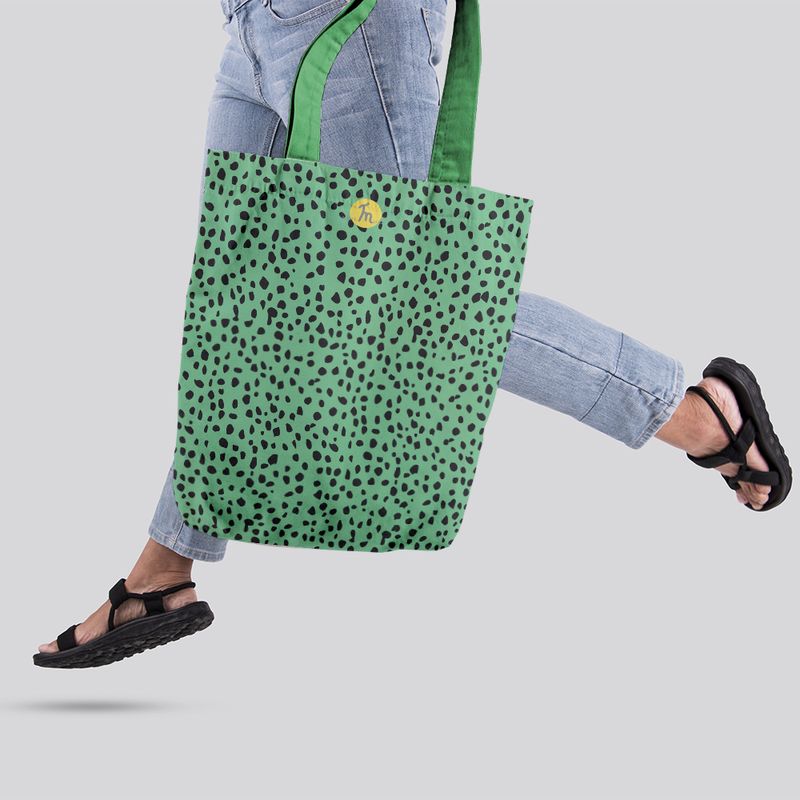 Fashion, accesorii si bijuterii - Femei - Accesorii femei - Genti si rucsacuri femei - Geanta Handmade Tote Liner Captusit, Mulewear, Animal Print Coral, Multicolor, 43 x 37 cm - Infinity.ro