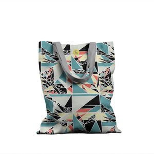 Geanta Handmade, Tote Bag Basic Original Mulewear, Geometric Abstract