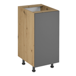 Casa si Gradina - Mobilier - Dulapuri si sifoniere - Dulapuri - Dulap de jos, stejar artizanal / gri mat, dreapta, LANGEN D40 - Infinity.ro