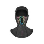 Sport si Outdoor - Echipament Sportiv - Accesorii echipament sportiv - Sepci si bentite sport - Cagula Balaclava cu protectie pentru gat, pentru ciclism, motocicleta, ATV, Ski, Spider Design, Gri, L - Infinity.ro