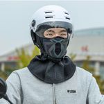 Sport si Outdoor - Echipament Sportiv - Accesorii echipament sportiv - Sepci si bentite sport - Cagula Balaclava cu protectie pentru gat, pentru ciclism, motocicleta, ATV, Ski, Spider Design, Gri, L - Infinity.ro