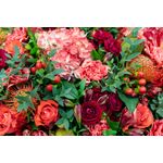 Casa si Gradina - Decoratiuni - Tapet - Fototapet, Flori 156 Aranjament floral rosu, 250 x 150 cm - Infinity.ro