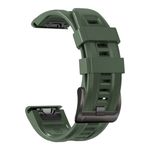 Fashion, accesorii si bijuterii - Barbati - Bijuterii barbati - Ceasuri barbati - Curea din silicon compatibila cu Garmin Fenix 5/6/6 PRO/7, Verde Army, MON-BBL7498 - Infinity.ro