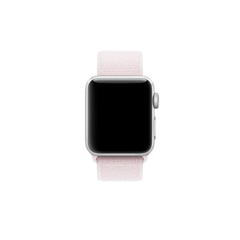 Fashion, accesorii si bijuterii - Barbati - Bijuterii barbati - Ceasuri barbati - Curea pentru Apple Watch, 38-40mm, Bibilel Textil, Roz Pal, SUN-BBL4179 - Infinity.ro