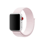 Fashion, accesorii si bijuterii - Barbati - Bijuterii barbati - Ceasuri barbati - Curea pentru Apple Watch, 38-40mm, Bibilel Textil, Roz Pal, SUN-BBL4179 - Infinity.ro