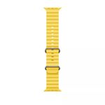 Fashion, accesorii si bijuterii - Barbati - Bijuterii barbati - Ceasuri barbati - Curea din silicon pentru Apple Watch 1-8-SE, 42-49 mm, Breathe In, Galben, KOF-BBL6955 - Infinity.ro