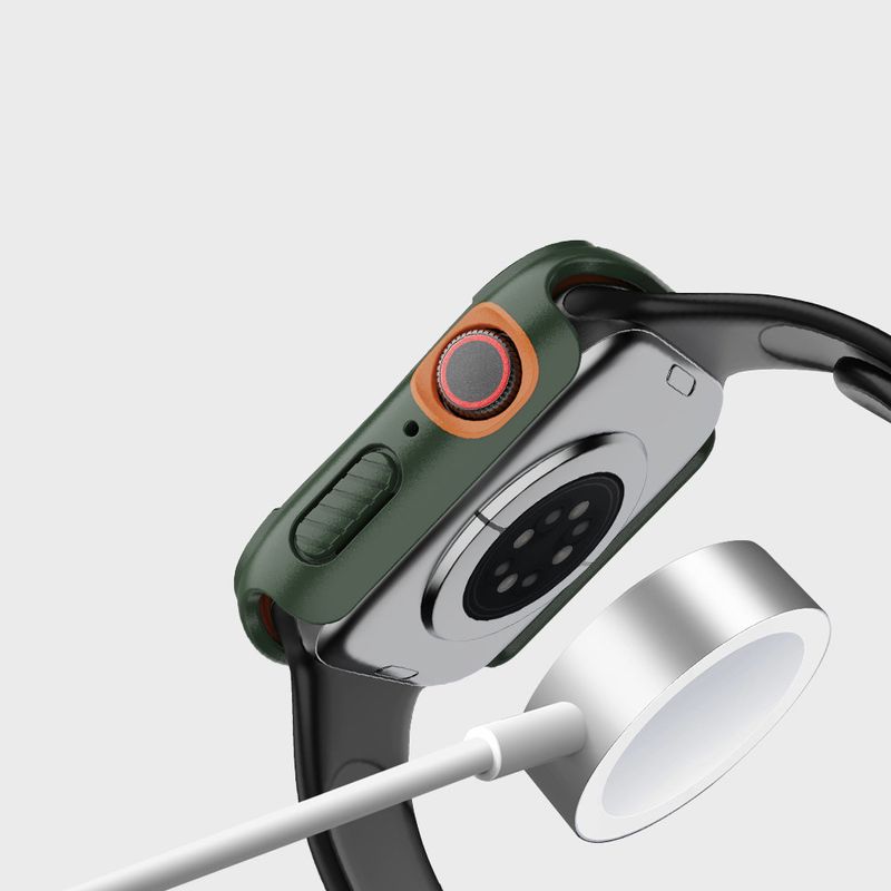 Fashion, accesorii si bijuterii - Barbati - Bijuterii barbati - Ceasuri barbati - Set 2 in 1 Carcasa si folie pentru Apple Watch 4, 5, 6, SE, 44 mm, Bibilel, Negru HUR-BBL5193 - Infinity.ro