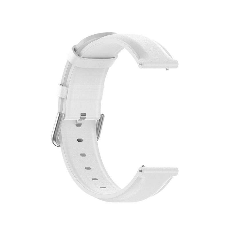 Fashion, accesorii si bijuterii - Barbati - Bijuterii barbati - Ceasuri barbati - Curea piele ecologica Samsung Galaxy Watch 46 mm, 3, Gear S3, Huawei GT, GT 2, GT 2e, GT 2 Pro, GT 3 46 mm, Alb - Infinity.ro