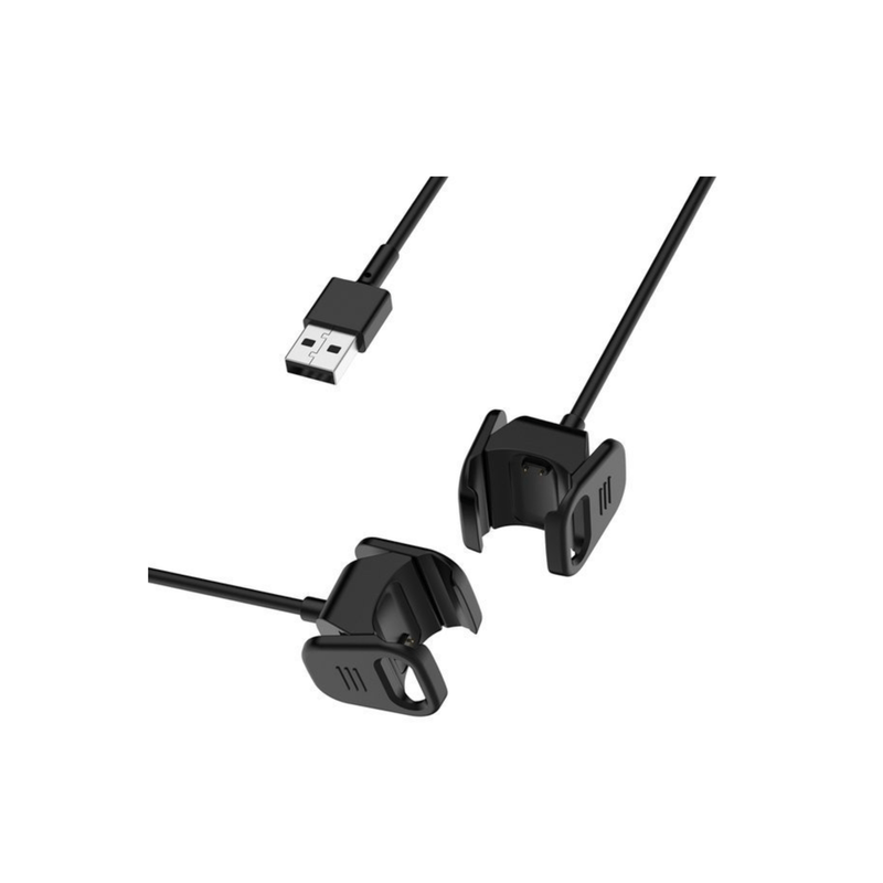 Fashion, accesorii si bijuterii - Barbati - Bijuterii barbati - Ceasuri barbati - Incarcator pentru FitBit, compatibil cu modelele FitBit Charge 3 FitBit Charge 4, FitBit Charge 3 SE, conector USB, Negru - Infinity.ro
