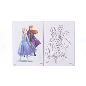 Carte A5, Frozen II, pentru copii, pentru colorat, 40 pagini, Multicolor, JMB-BBL6021