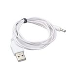 PC, gaming si accesorii - Retelistica - Cabluri si accesorii - Cablu de alimentare USB 2.0 la DC 3.5 mm pentru Router TV, MP3, MP4, 100 cm, Alb, BBL1710 - Infinity.ro