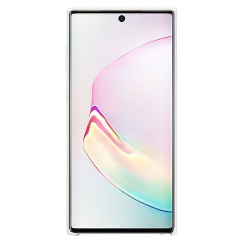 Laptop, Telefoane si Tablete - Telefoane mobile si accesorii - Accesorii Telefoane - Huse telefoane - Husa protectie spate silicon soft, Samsung Galaxy Note 10, bumper ultraslim, Alb, BBL1159 - Infinity.ro
