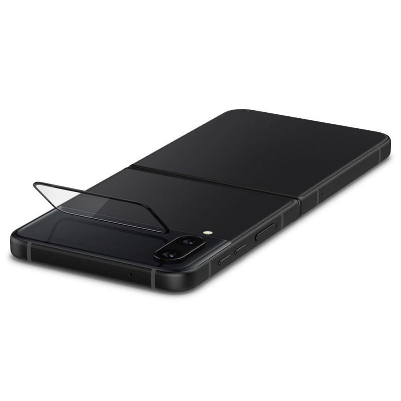 Laptop, Telefoane si Tablete - Telefoane mobile si accesorii - Accesorii Telefoane - Folii protectie telefoane - Folie pentru camera pentru Samsung Galaxy Z Flip 4, sticla securizata 9H, Negru, KOF-BBL6373 - Infinity.ro