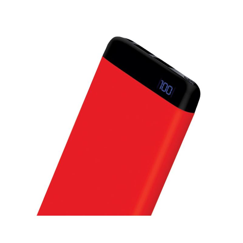 PC, gaming si accesorii - Retelistica - Cabluri si accesorii - Acumulator extern Cellara Pulse Power Bank 10000 mAh, 2 porturi USB, fast charge, display LED, cablu micro USB inclus - Infinity.ro