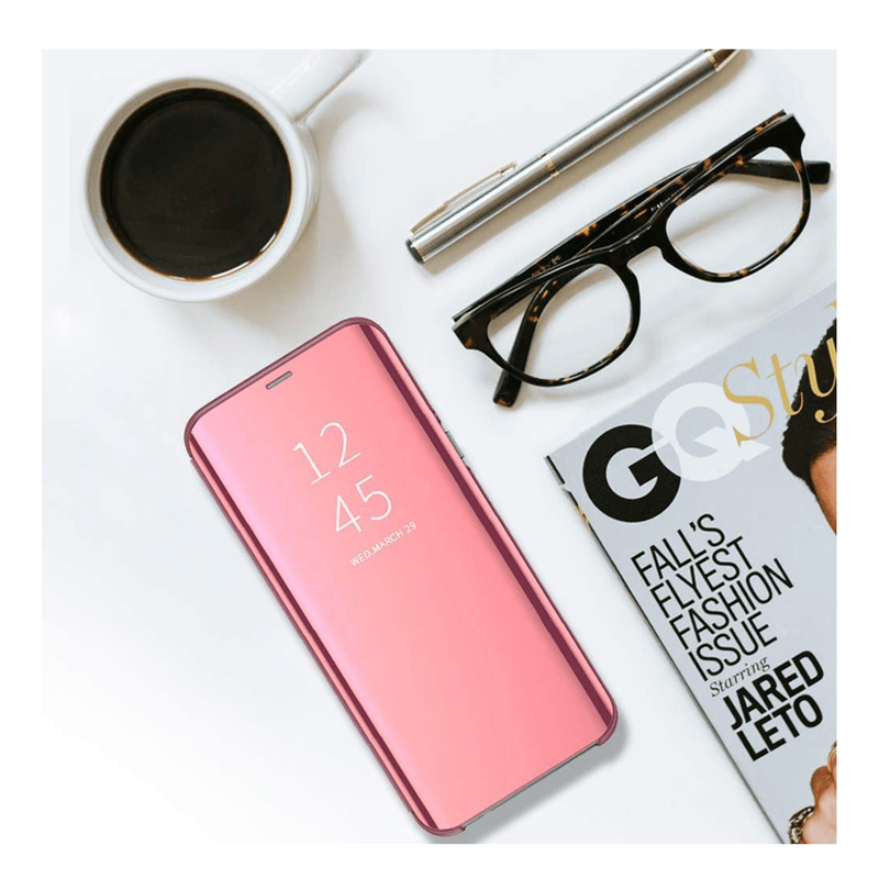 Laptop, Telefoane si Tablete - Telefoane mobile si accesorii - Accesorii Telefoane - Huse telefoane - Husa Clear View, Samsung Galaxy S9 Plus, flip cover, Rose, CRB-BBL6573 - Infinity.ro