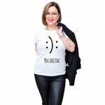 Fashion, accesorii si bijuterii - Femei - Imbracaminte femei - Tricouri si topuri femei - Tricou alb, Femei, You decide, S - Infinity.ro