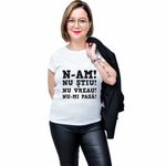 Fashion, accesorii si bijuterii - Femei - Imbracaminte femei - Tricouri si topuri femei - Tricou alb, Femei, N-am .. XS - Infinity.ro