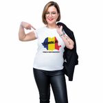 Fashion, accesorii si bijuterii - Femei - Imbracaminte femei - Tricouri si topuri femei - Tricou alb, Femei, Somalia, L - Infinity.ro