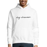 Fashion, accesorii si bijuterii - Barbati - Imbracaminte - Hanorace barbati - Hanorac Barbati, ”Day dreame”, M, alb - Infinity.ro