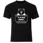 Fashion, accesorii si bijuterii - Barbati - Imbracaminte - Tricouri si bluze barbati - Tricou negru, Ce-ai facut bobita?, XL - Infinity.ro