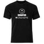 Fashion, accesorii si bijuterii - Barbati - Imbracaminte - Tricouri si bluze barbati - Tricou negru, Donator, XL - Infinity.ro