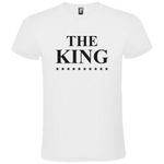 Fashion, accesorii si bijuterii - Barbati - Imbracaminte - Tricouri si bluze barbati - Tricou alb, Barbati, The King, S - Infinity.ro