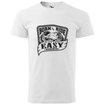 Fashion, accesorii si bijuterii - Barbati - Imbracaminte - Tricouri si bluze barbati - Tricou alb, Barbati, Easy, XXL - Infinity.ro