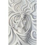 Casa si Gradina - Decoratiuni - Tapet - Fototapet de perete, autoadeziv si lavabil, Zeita, marmura, chip femeie 2, 150 x 205 cm - Infinity.ro