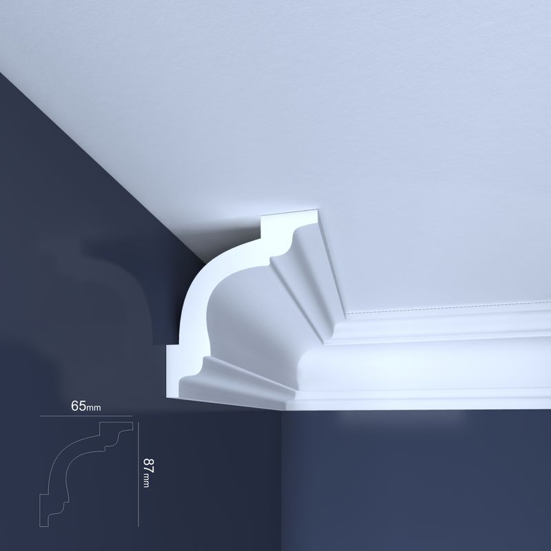 Casa si Gradina - Constructii - Materiale constructii - Profile decorative - Scafa decorativa din polistiren Thermodecor XPS B16, 2 m - Infinity.ro