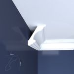 Casa si Gradina - Constructii - Materiale constructii - Profile decorative - Scafa decorativa din polistiren xps Thermodecor B10, 2 m - Infinity.ro