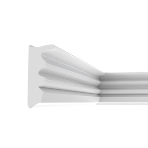 Bagheta decorativa pentru banda led din polistiren alb 170×70×2000mm Bl17