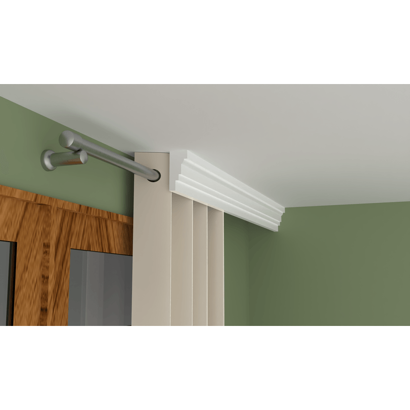 Casa si Gradina - Constructii - Materiale constructii - Profile decorative - Cornisa Masca draperie polistiren MD03 92×44×2000mm - Infinity.ro