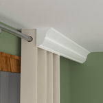Casa si Gradina - Constructii - Materiale constructii - Profile decorative - Cornisa Masca draperie xps polistiren MD08, 99×85×2000mm - Infinity.ro