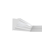 Casa si Gradina - Constructii - Materiale constructii - Profile decorative - Bagheta decorativa pentru banda led din polistiren extrudat, alb 126×85×2000mm, Bl24 - Infinity.ro