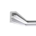 Casa si Gradina - Constructii - Materiale constructii - Profile decorative - Bagheta decorativa pentru banda led din polistiren extrudat, alb 136×85×2000mm, Bl25 - Infinity.ro