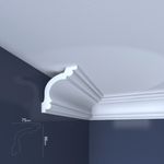 Casa si Gradina/Constructii/Materiale constructii/Profile decorative - Scafa decorativa din polistiren, Thermodecor, XPS b25, 2 m - Infinity.ro