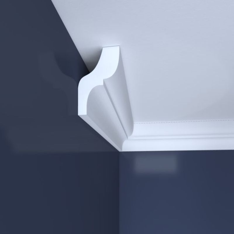 Casa si Gradina - Constructii - Materiale constructii - Profile decorative - Bagheta decorativa interior XPS 38×59×2000mm B009 - Infinity.ro