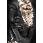 Casa si Gradina - Decoratiuni - Tapet - Fototapet de perete, autoadeziv si lavabil, Make-up auriu 4, 135 x 225 cm - Infinity.ro