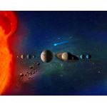 Casa si Gradina - Decoratiuni - Decoratiuni perete - Fototapet de perete, autoadeziv si lavabil, Sistem solar 2, 270 x 200 cm - Infinity.ro