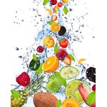 Casa si Gradina - Decoratiuni - Decoratiuni perete - Fototapet de perete, autoadeziv si lavabil, Explozie de fructe, 135 x 225 cm - Infinity.ro