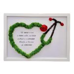 Casa si Gradina - Decoratiuni - Tablouri - Tablou cu licheni naturali stabilizati, Cadou Doctor/ Medic, 20x25 cm - Infinity.ro
