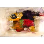 Casa si Gradina - Decoratiuni - Decoratiuni perete - Fototapet de perete, autoadeziv si lavabil, Pictura moderna abstracta 2, 250 x 200 cm - Infinity.ro