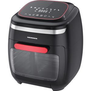 Friteuza cu aer cald Heinner Crystal Clear HAF-B2000FB, 2000W, capacitate cos 4.5L, capacitate cuptor 11L, rosu